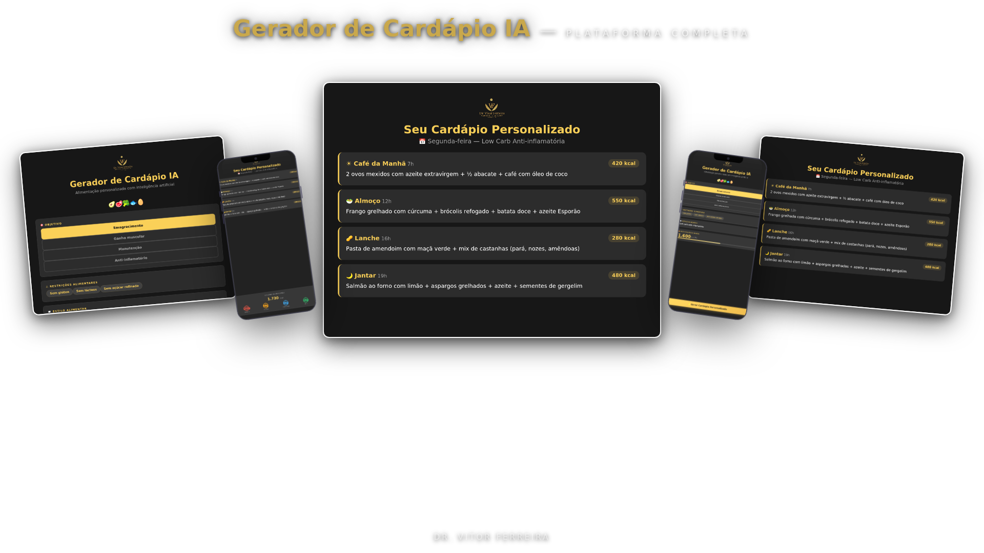 Plataforma Gerador de Cardápio IA